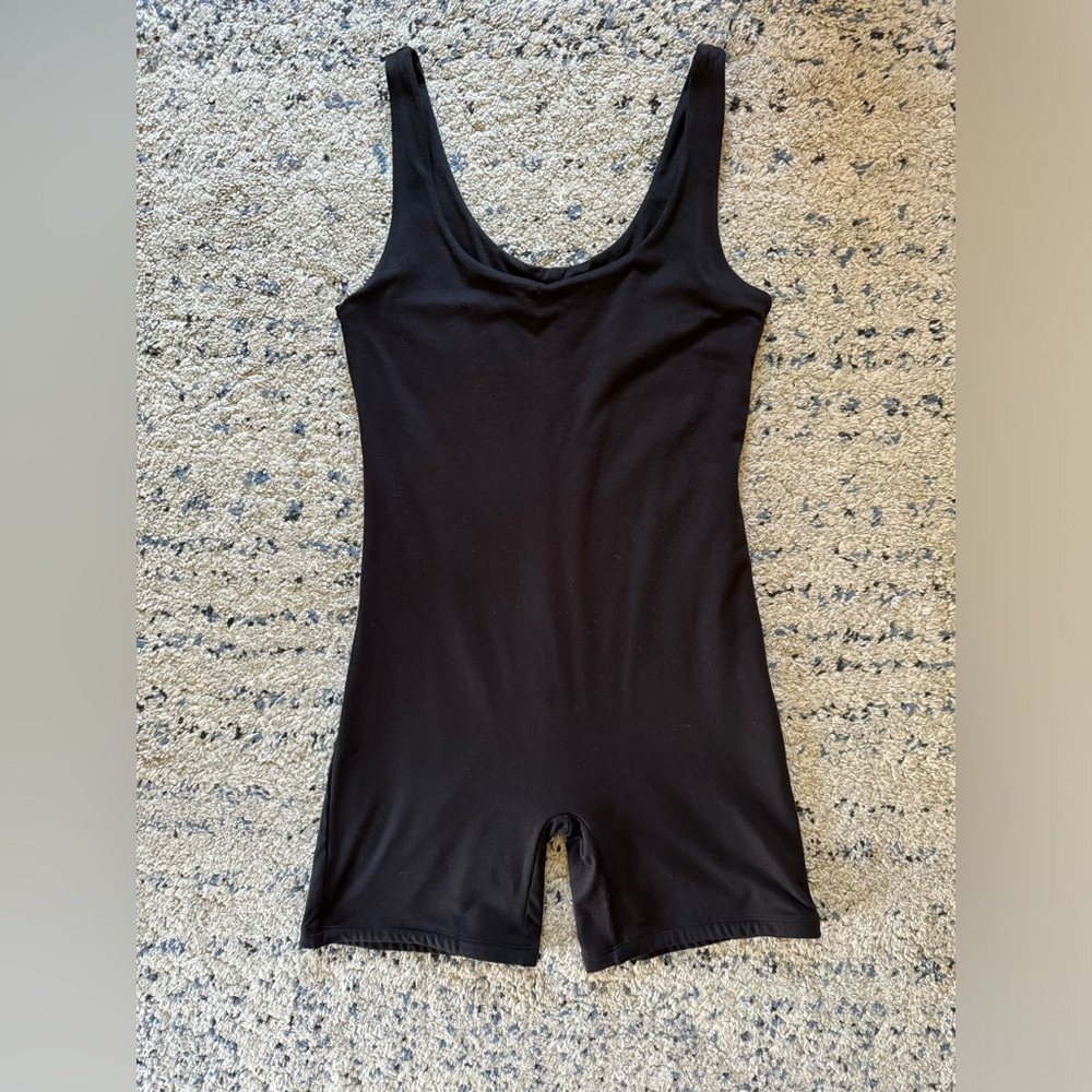 The Cindy bumpsuit in black